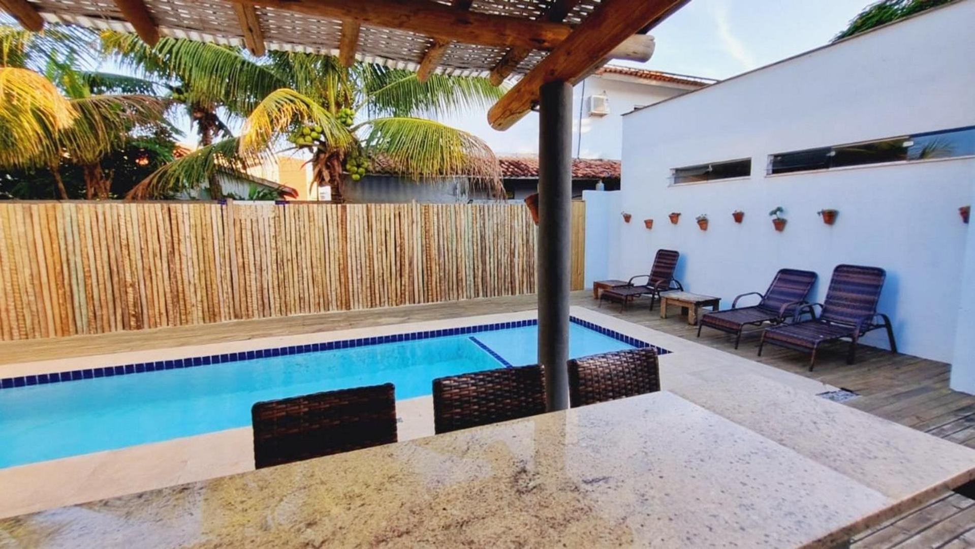 Casa Com Piscina E 4 Quartos Em Porto Seguro Exterior foto